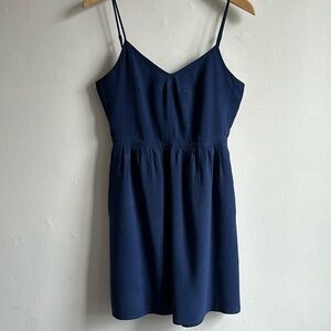Madewell 100% silk strappy sundress with pockets, women’s US 4